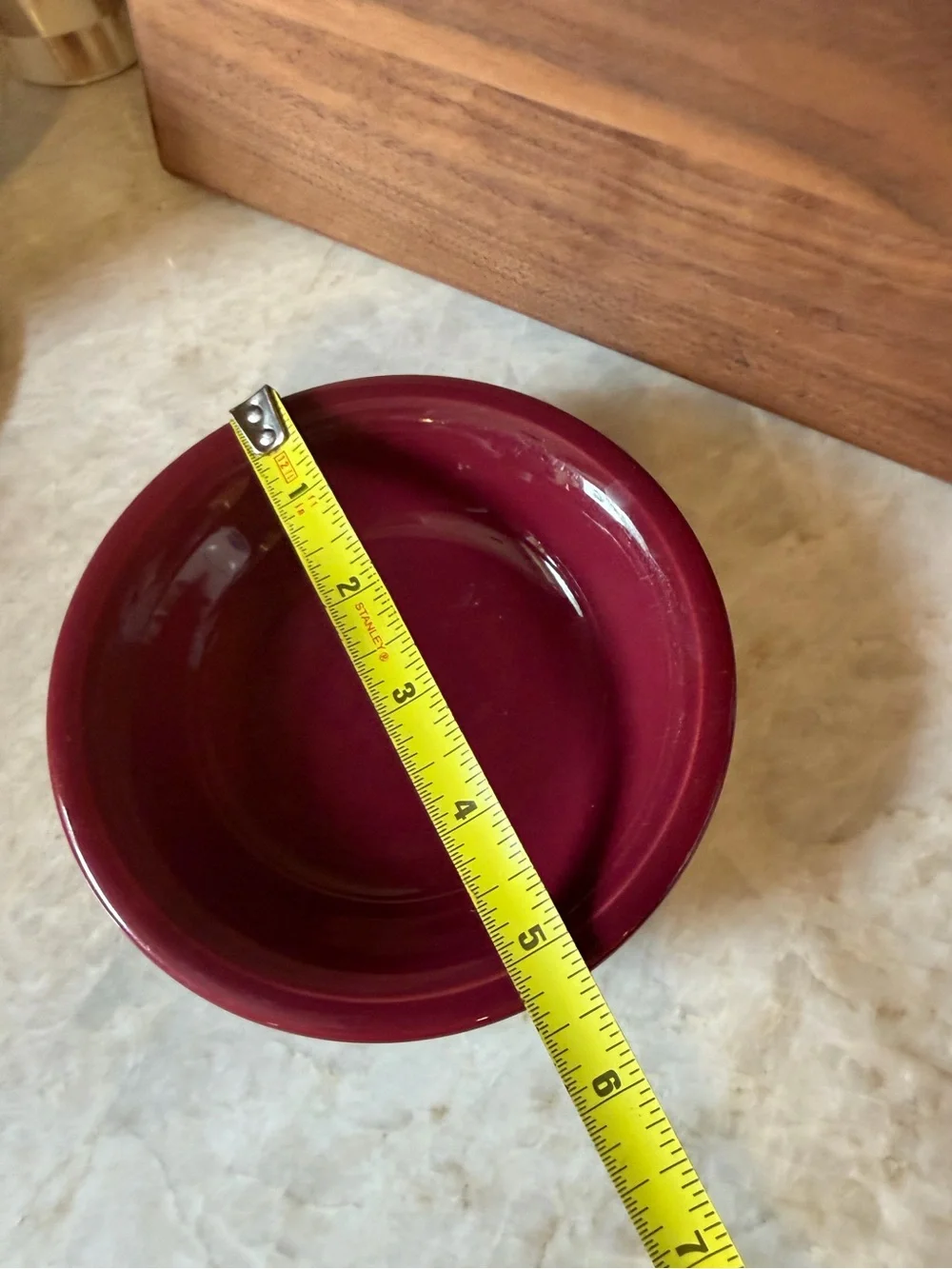 Fiesta fruit /dessert/sauce bowls x6 Maroon red Cinnabar RETIRED